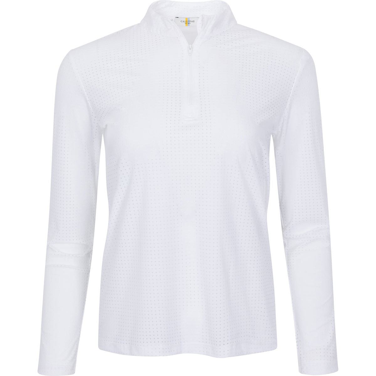 CALLIDAE - The Lightweight Perforated Performance Quarter Zip | Breathable Equestrian & Sport Shirt