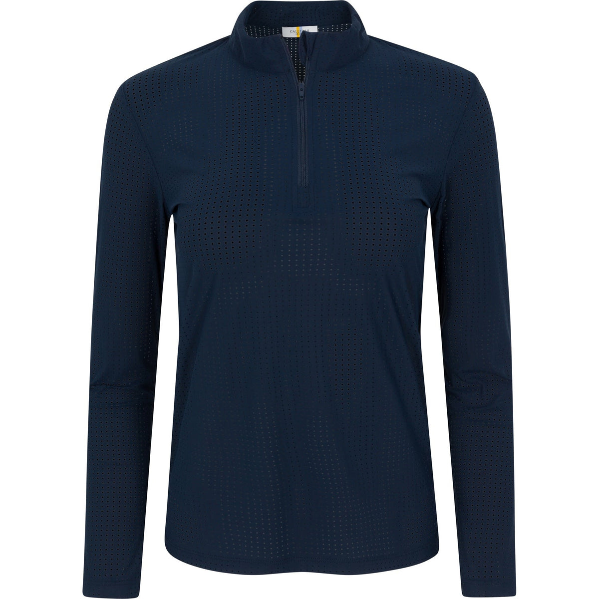 CALLIDAE - The Lightweight Perforated Performance Quarter Zip | Breathable Equestrian & Sport Shirt