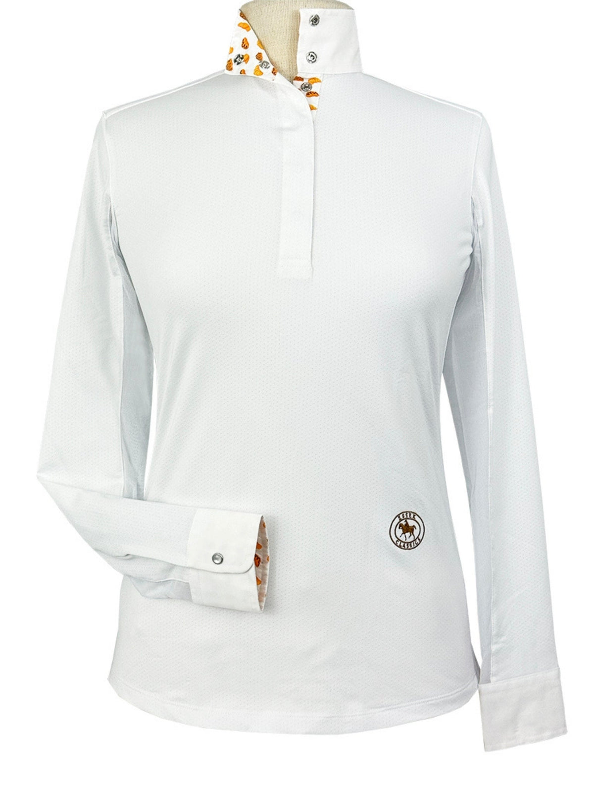 Essex Classics - Croissants Girls Talent Yarn Straight Collar Long Sleeve Show Shirt
