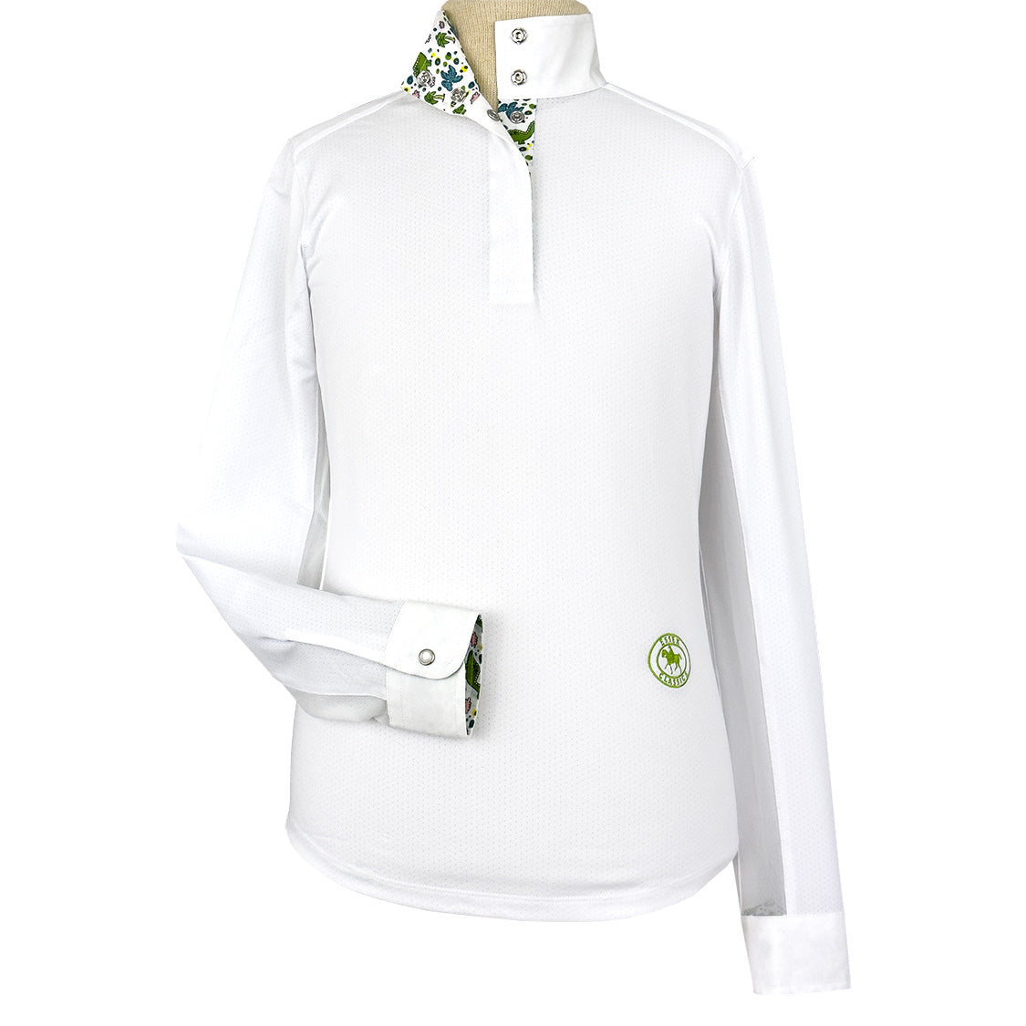 Essex Classics - Dino World Girls Talent Yarn Straight Collar Long Sleeve Show Shirt