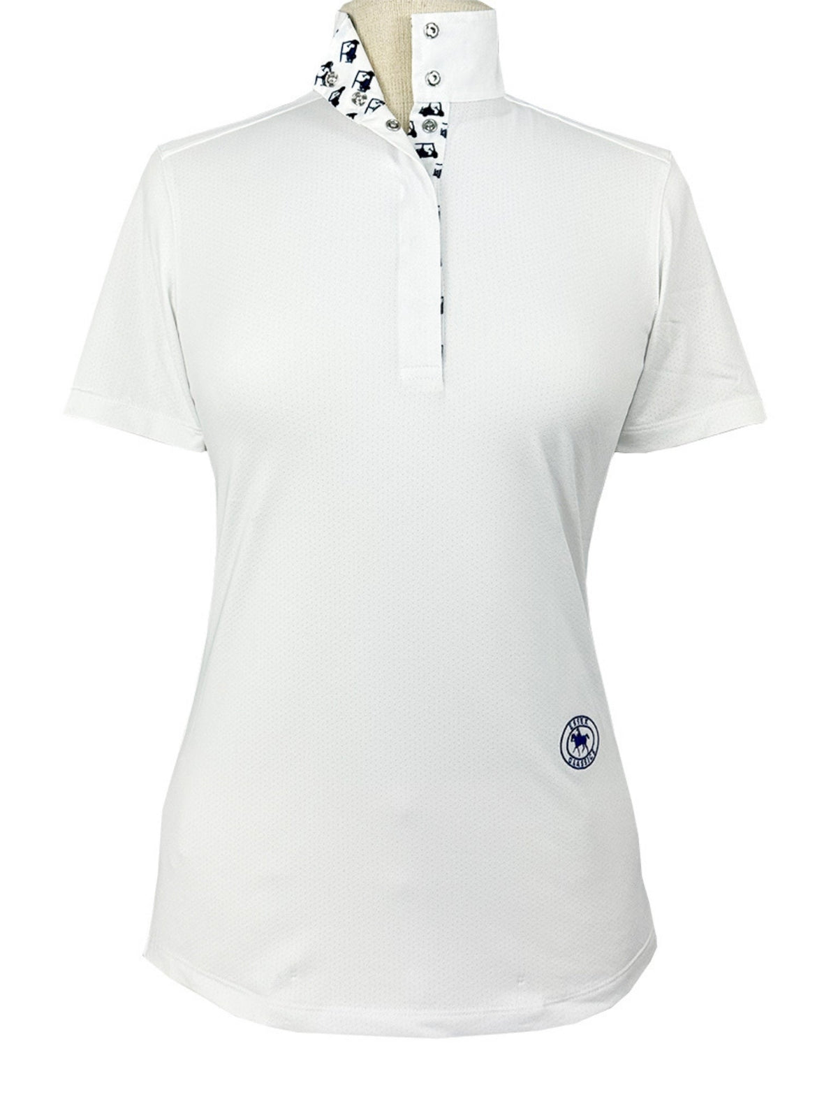 Essex Classics - Golf Carts Girls Talent Yarn Straight Collar Short Sleeve Show Shirt