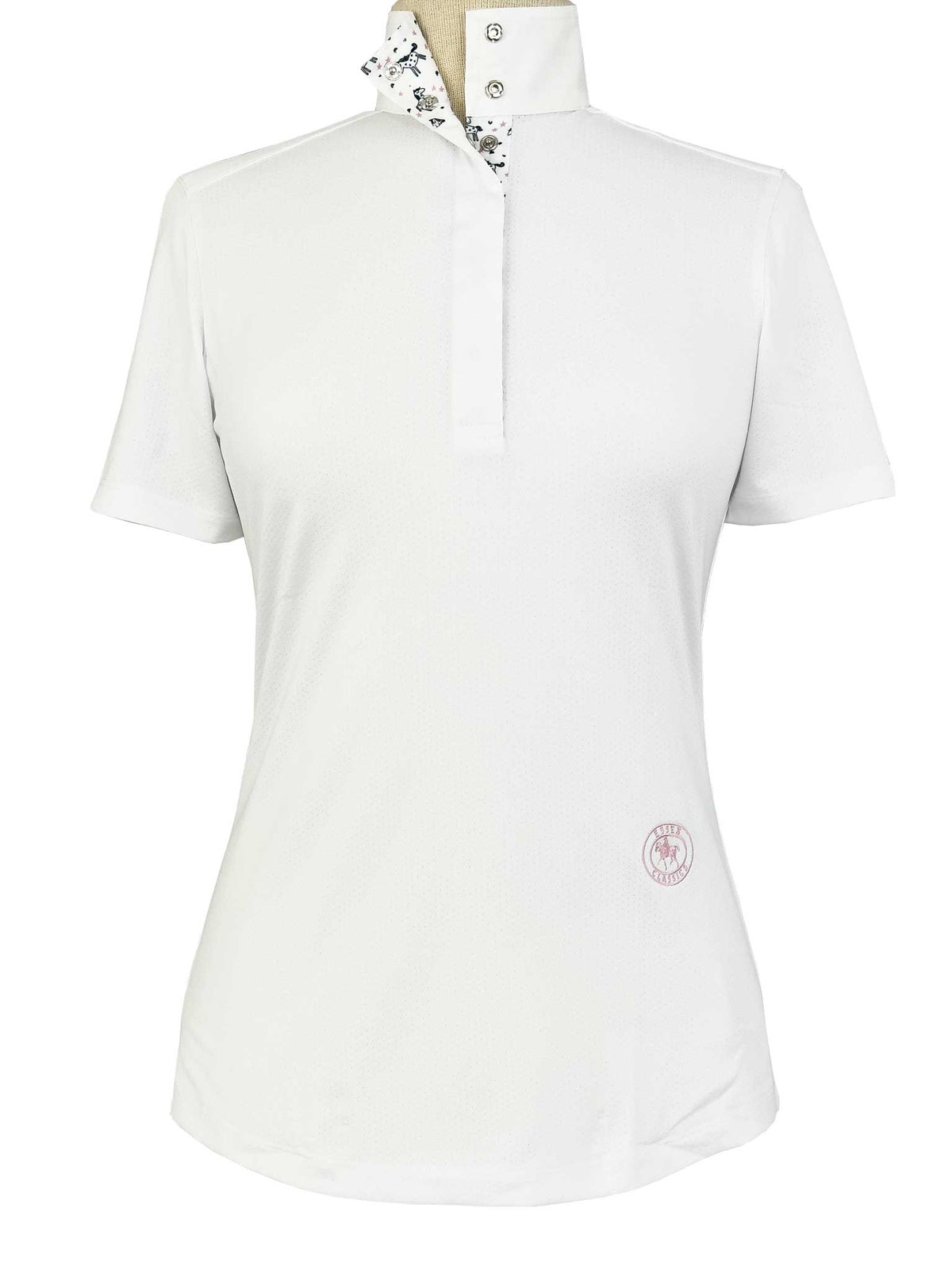 Essex Classics - Unicorns Girls Talent Yarn Straight Collar Short Sleeve Show Shirt