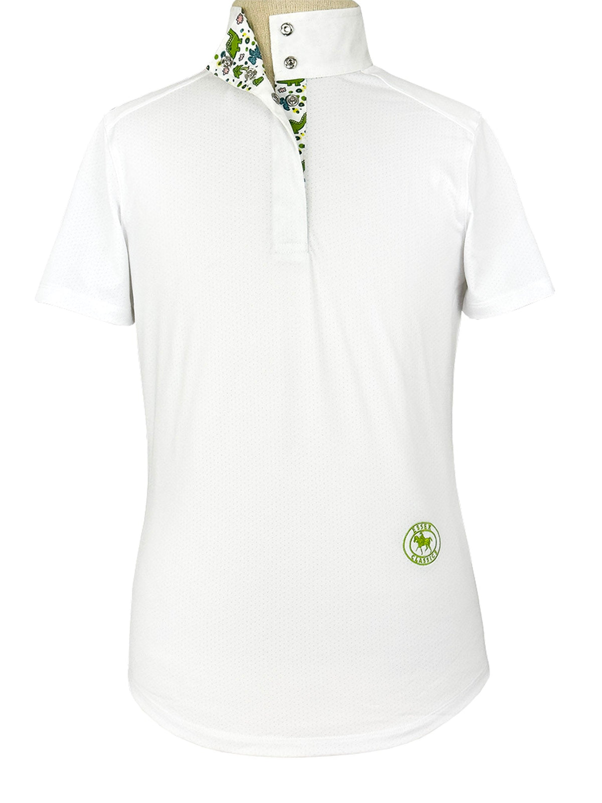 Essex Classics - Dino World Girls Talent Yarn Straight Collar Short Sleeve Show Shirt