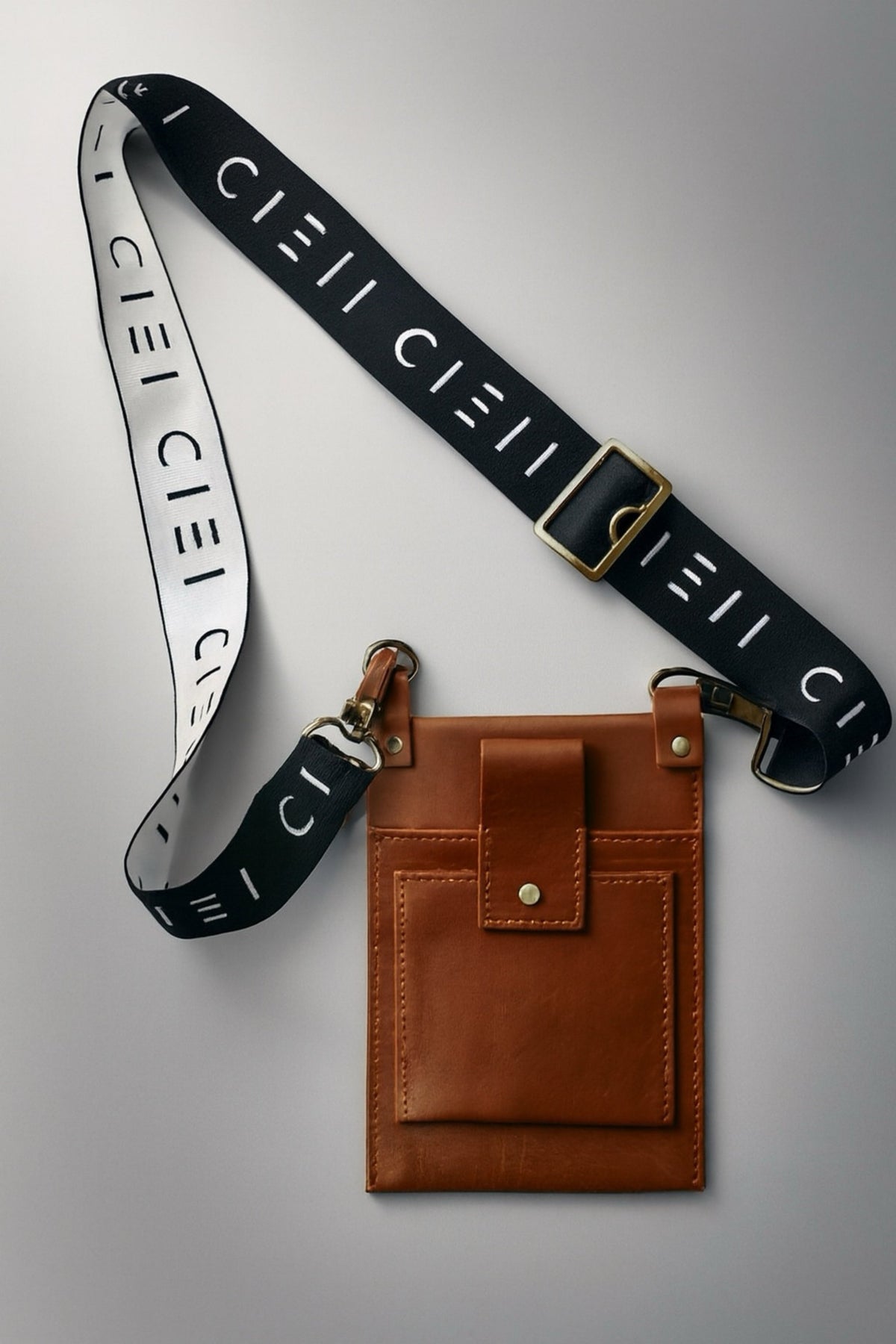 Cieli Signature Leather Sling Bag