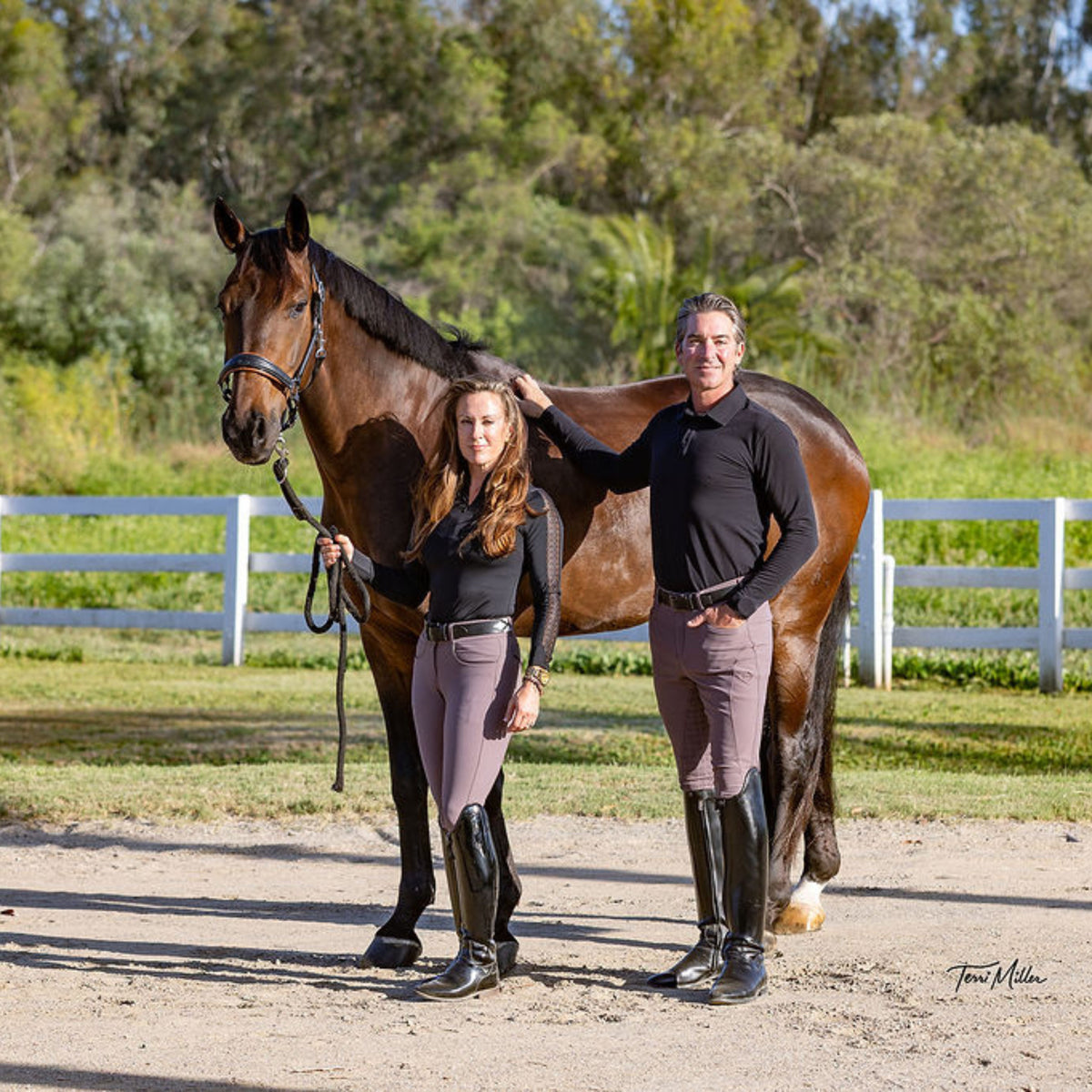 Halter Ego - Evolution Mystique Full Seat Breeches - Sparrow - MID WAIST