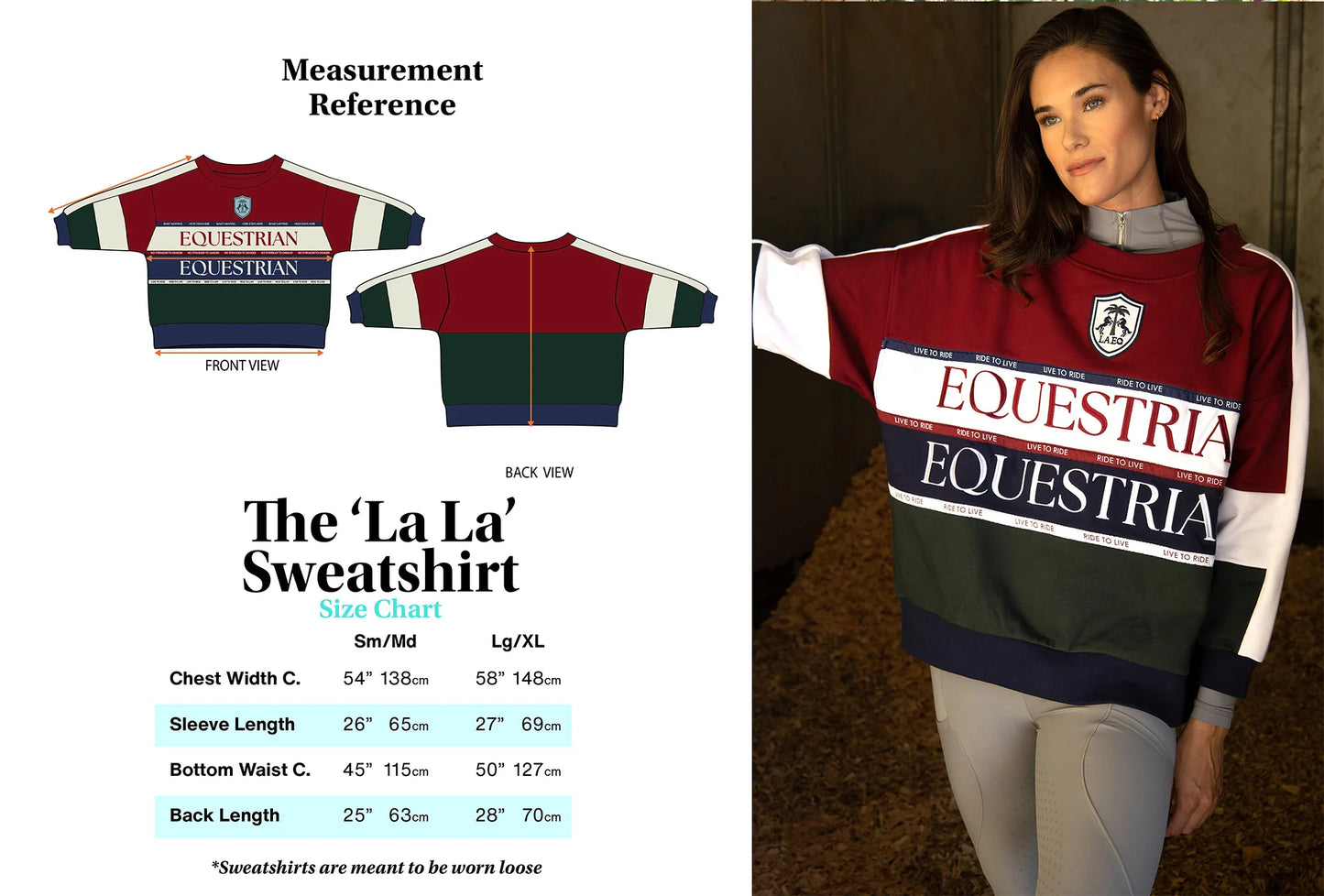 LA EQ - The LA LA 'Equestrian' Sweatshirt