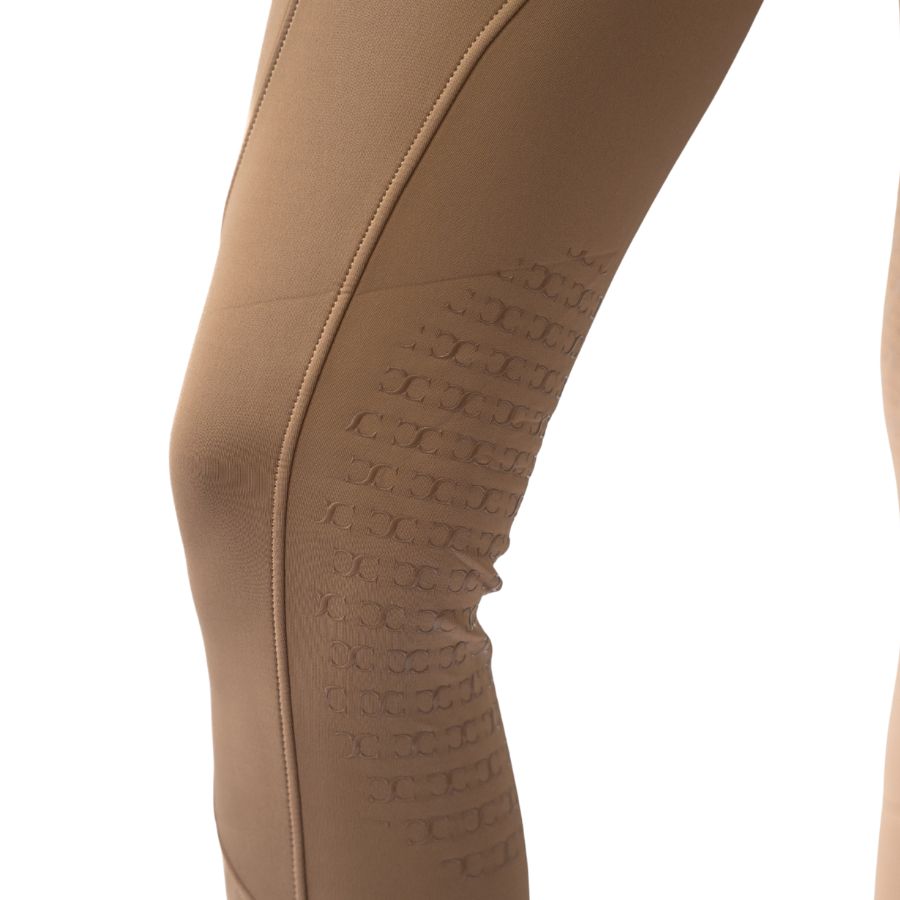 Correct Connect - Beige Mid-Weight Winter Knee Patch Breeches