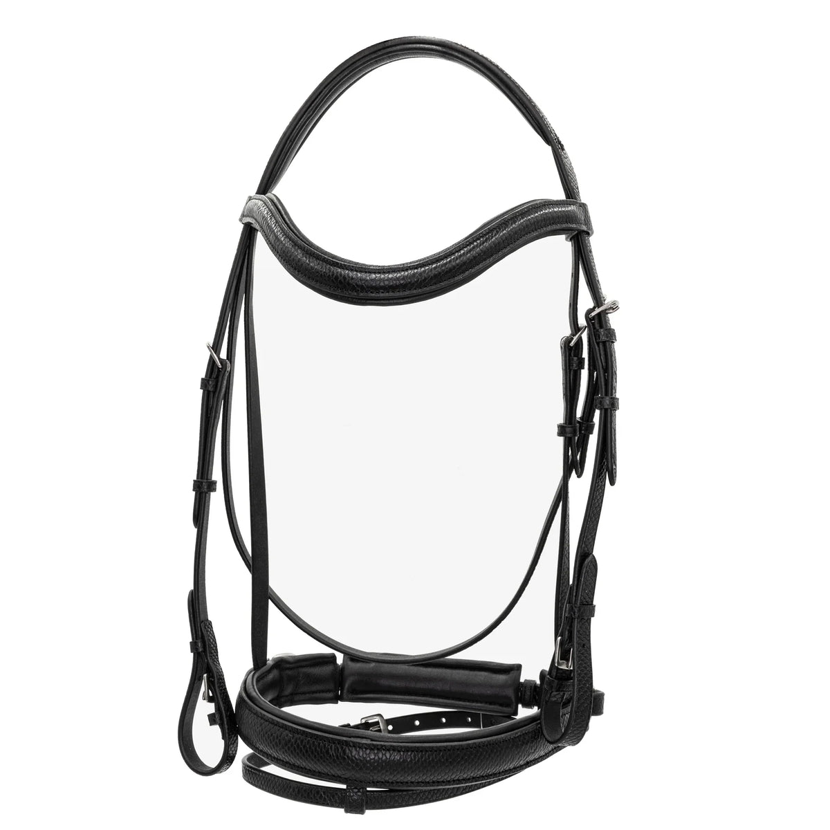 Grewal Equestrian - Viper Snakeskin-Embossed Monocrown Bridle