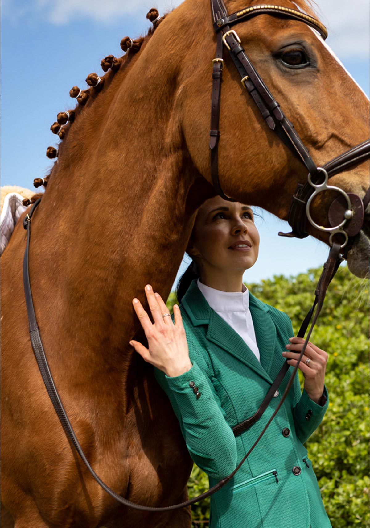 Espoir - Kelly Green Mesh Show Jacket