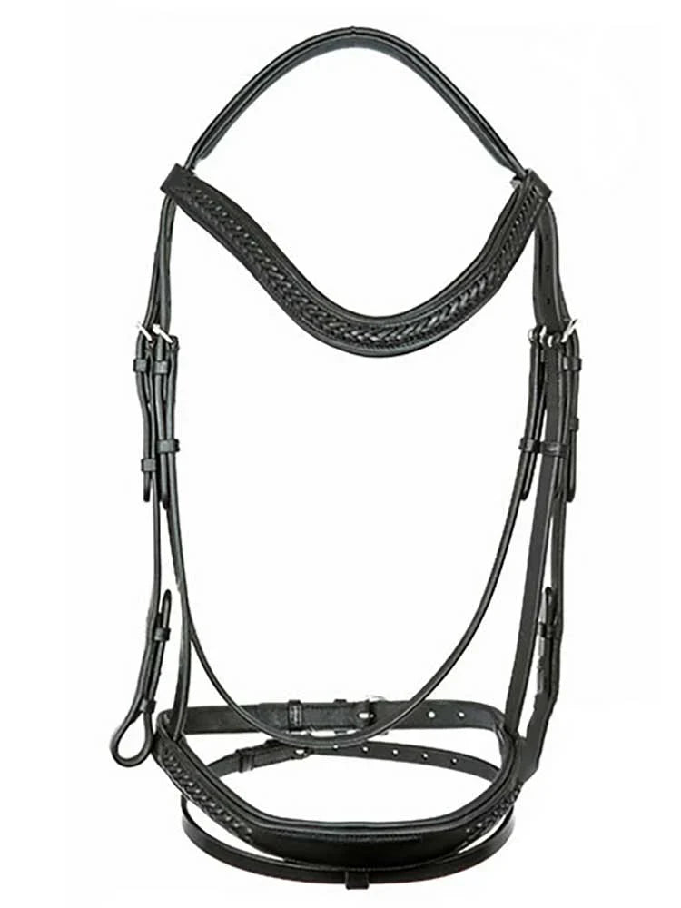 Grewal Equestrian - Wicker Braided Monocrown Bridle
