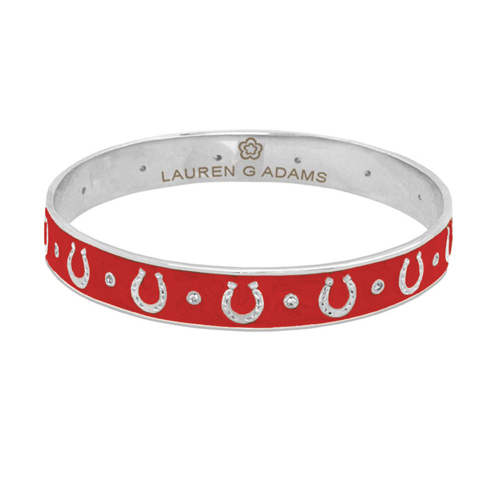 Lauren G Adams - Equestrian Horseshoe Bangle