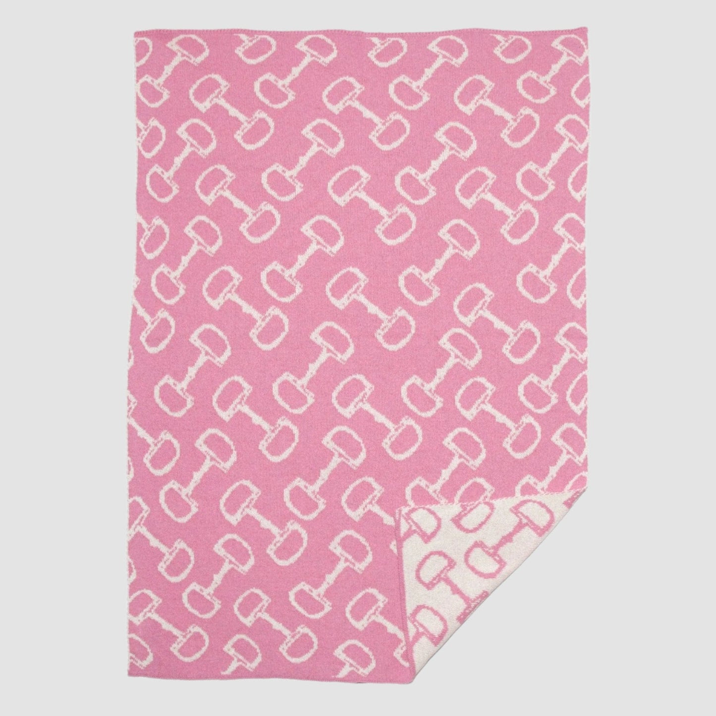 In2Green - Baby Reversible Cotton Knit Blanket - Bits