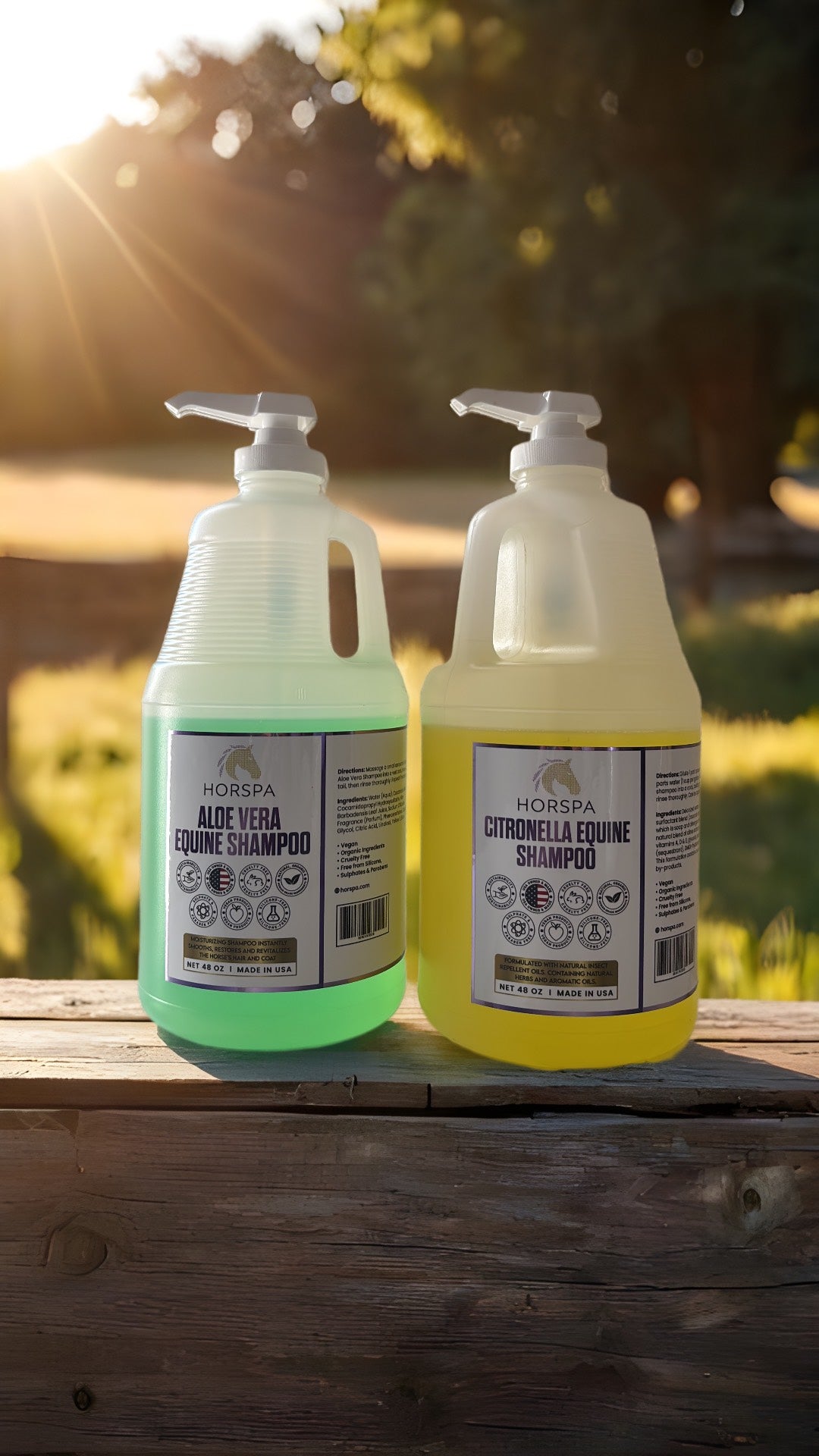 Horspa - Citronella Equine Shampoo - 48 oz