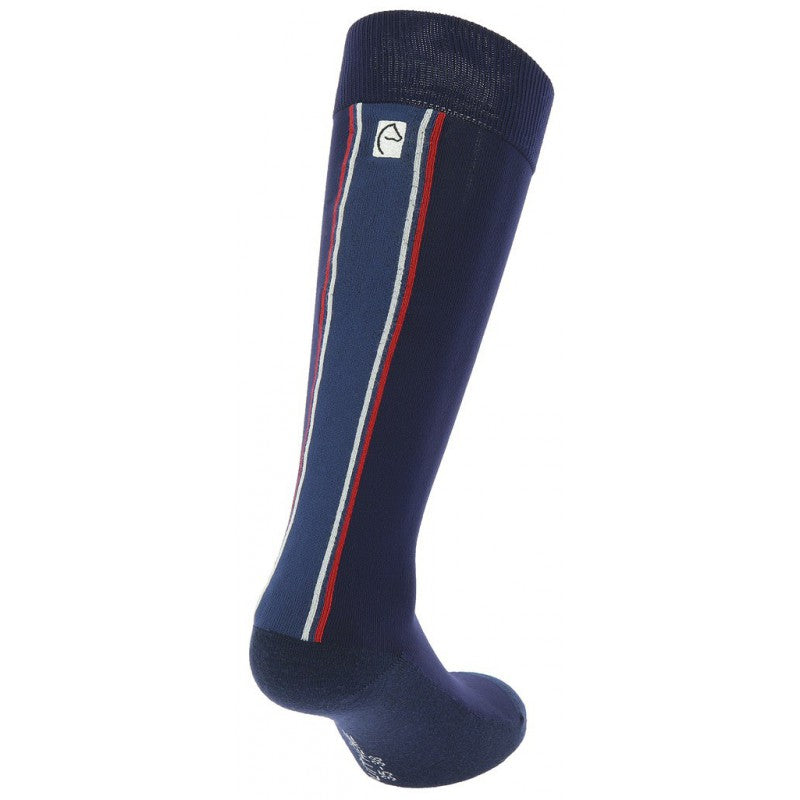 EQUITHÈME Classic Blue/White/Red Socks