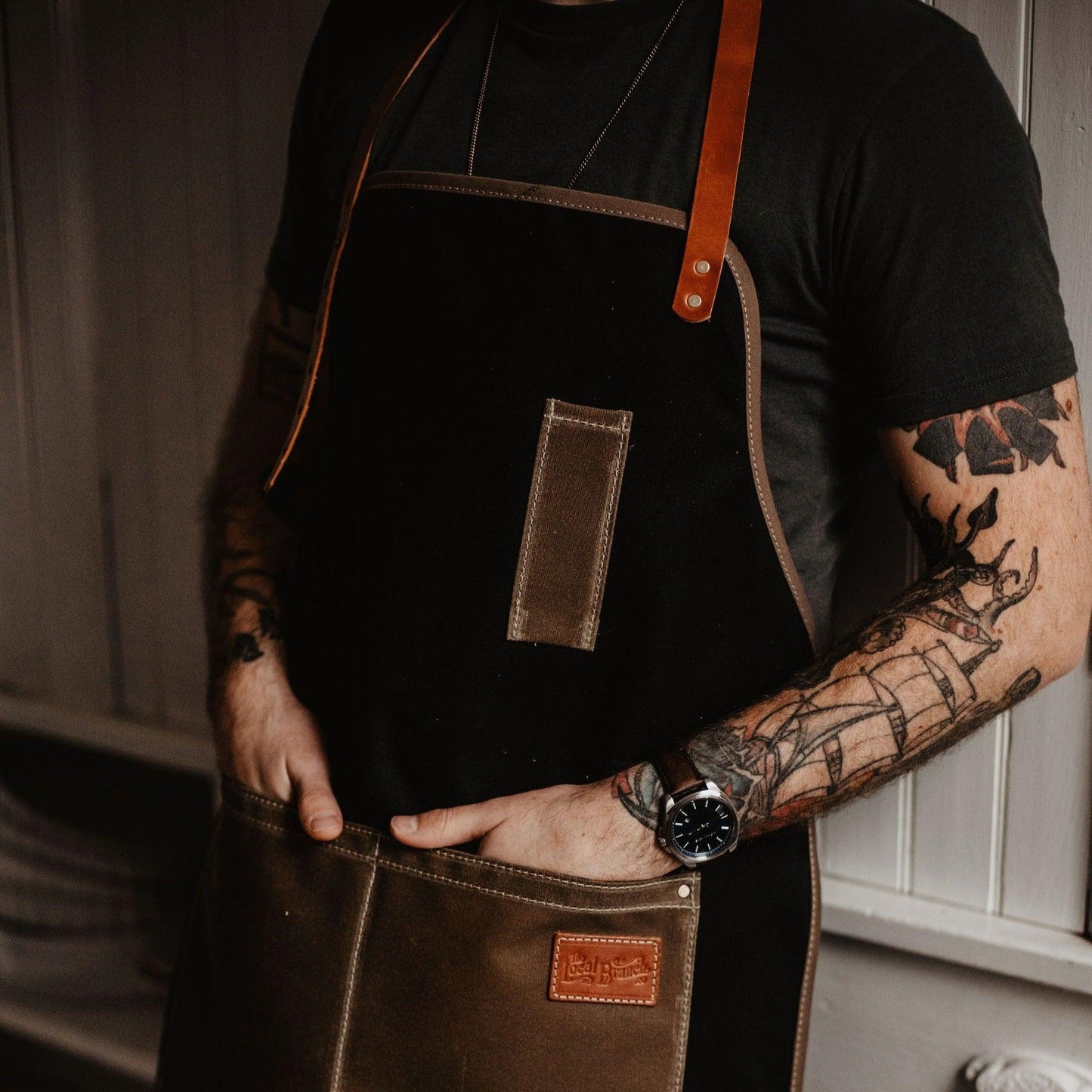 The Local Branch - Waxed Canvas Apron - USA Made
