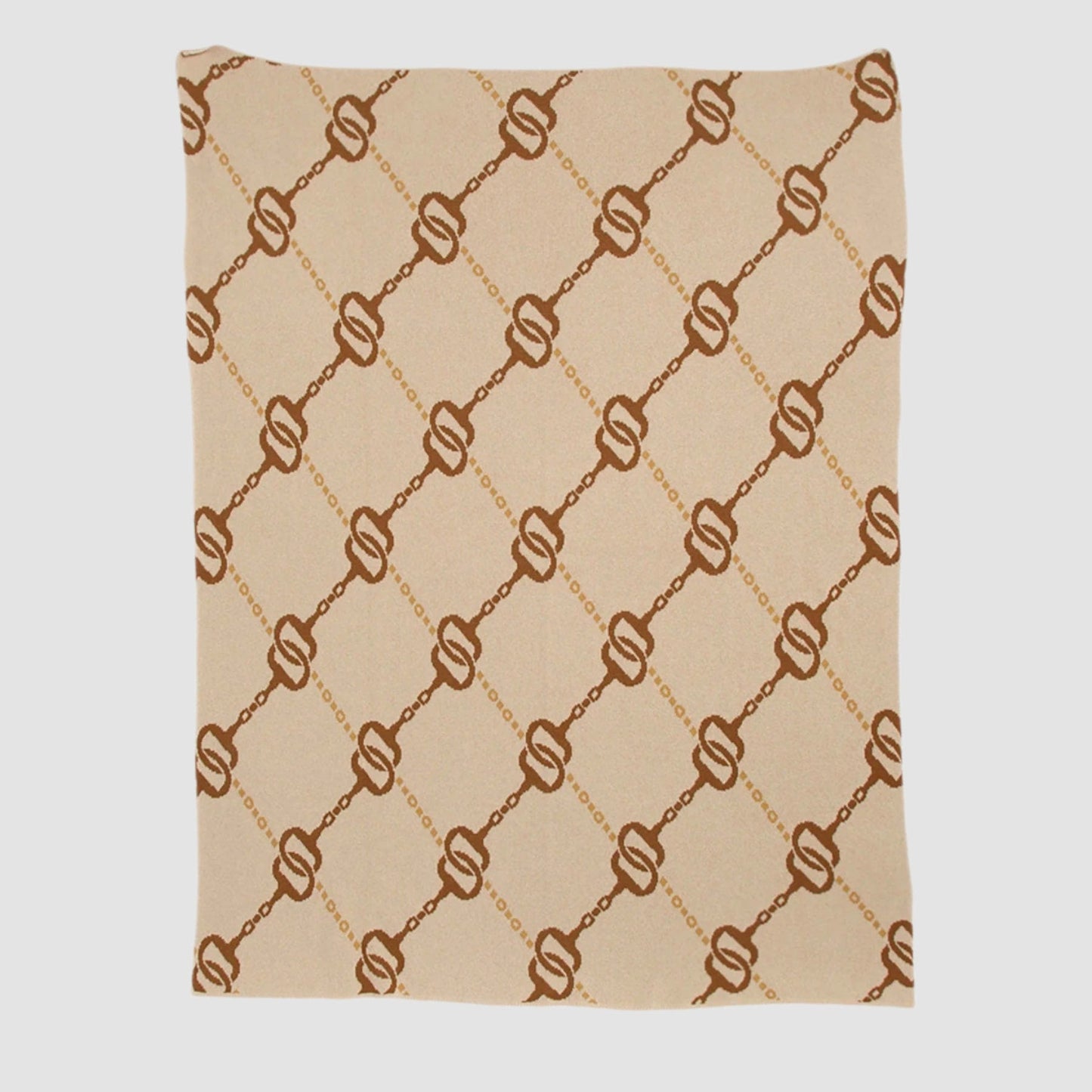 In2Green Cotton Sustainable Knit Throw Blanket - Equestrian House of Bits