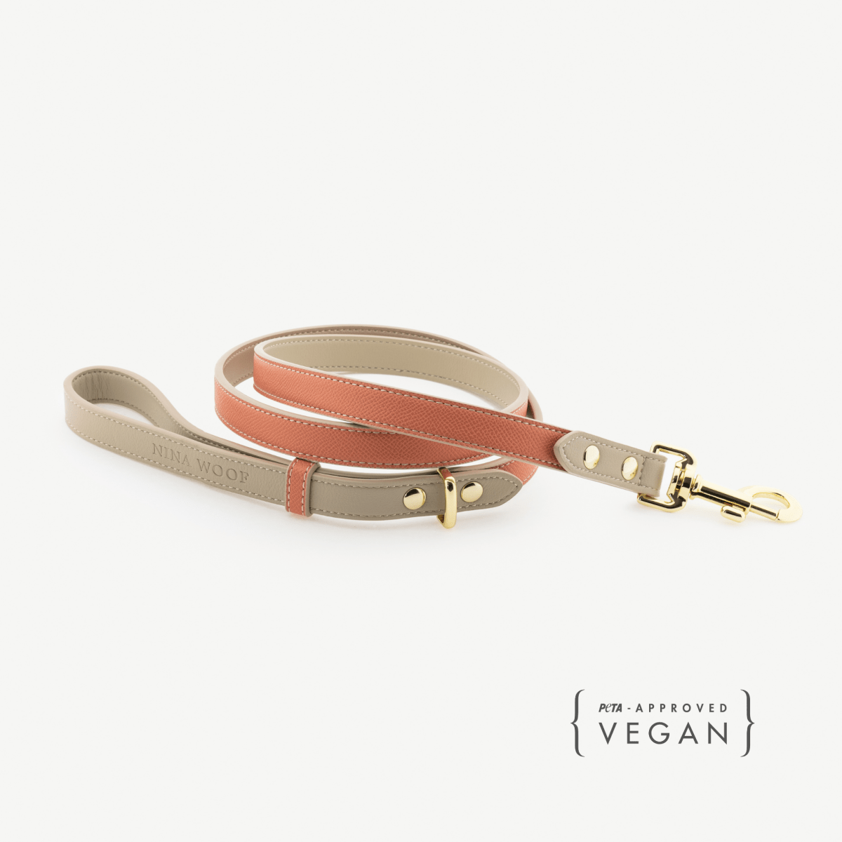 Nina Woof - Leash 4ft - Vegan Leather