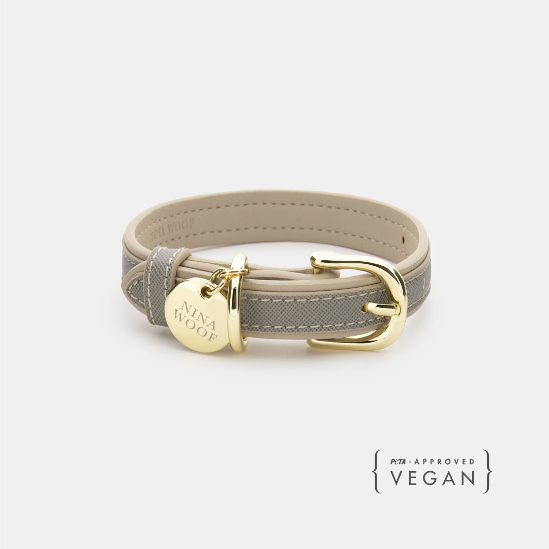 Nina Woof Collar - Vegan Leather - London