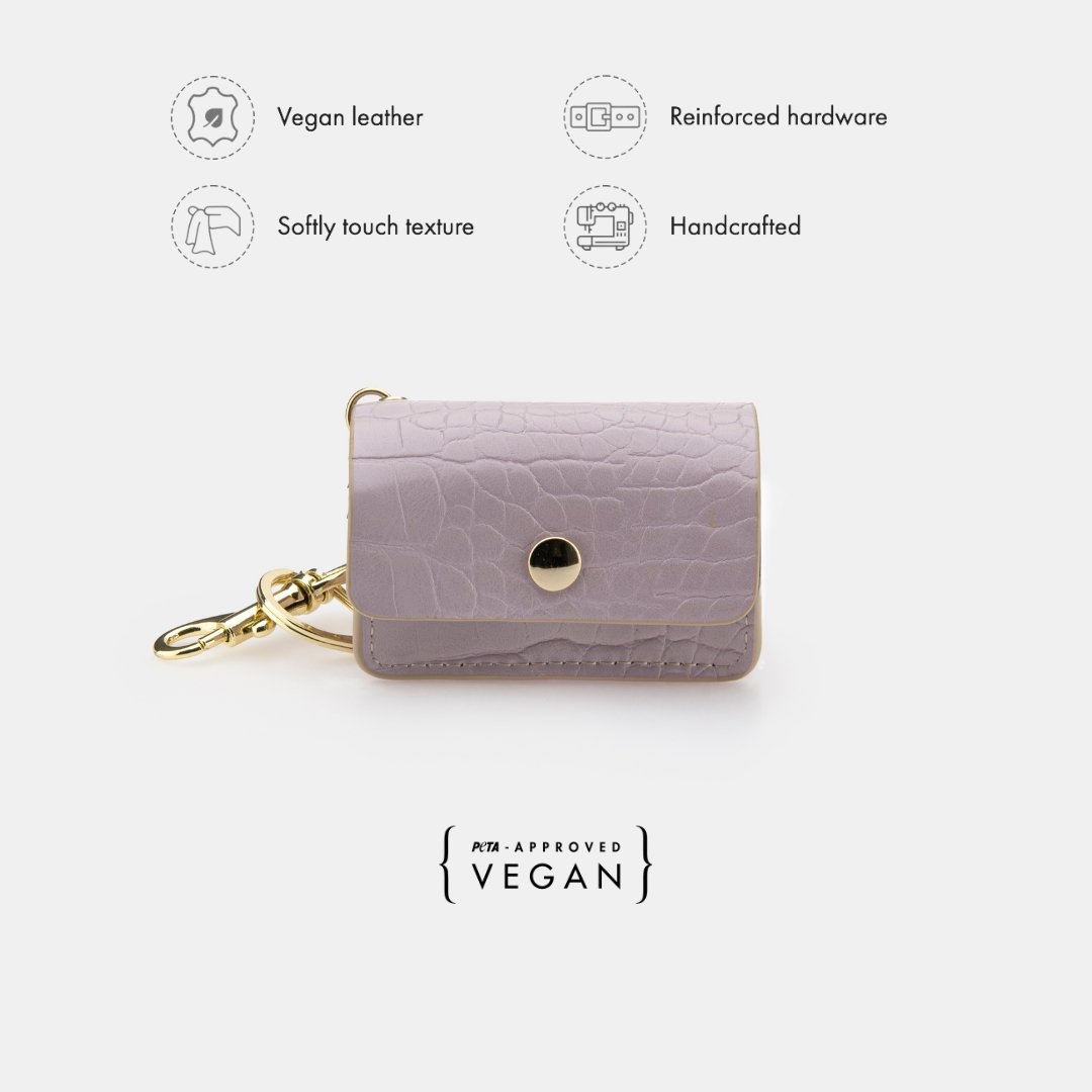 Nina Woof Waste Bag Holder - Vegan Leather - Bag Dispenser