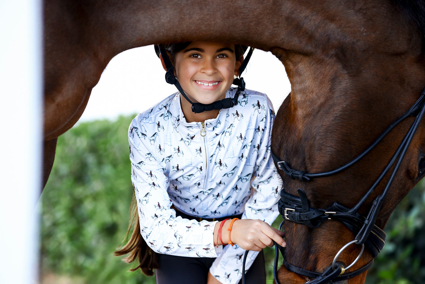 The Proper Fox - Youth Grey Horse Sun Shirt
