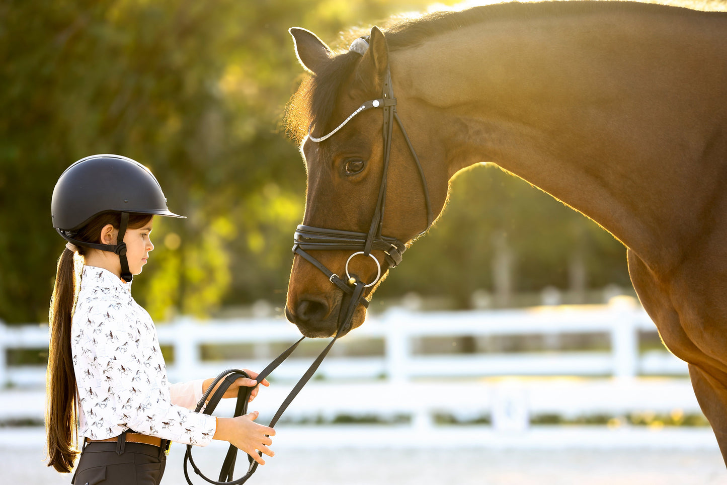 The Proper Fox - Youth Grey Horse Sun Shirt