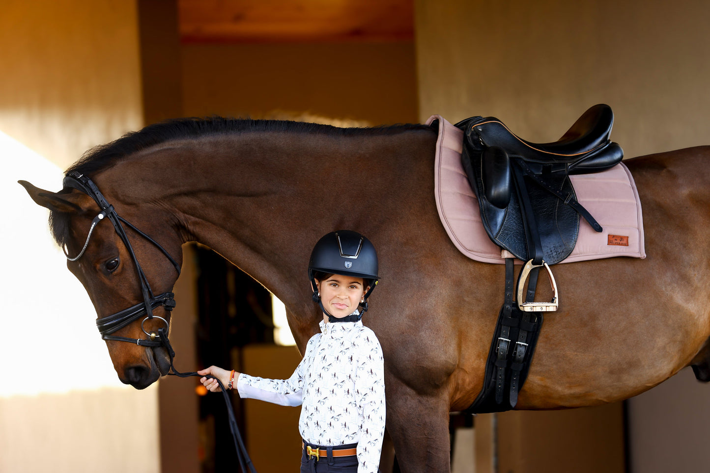 The Proper Fox - Youth Grey Horse Sun Shirt