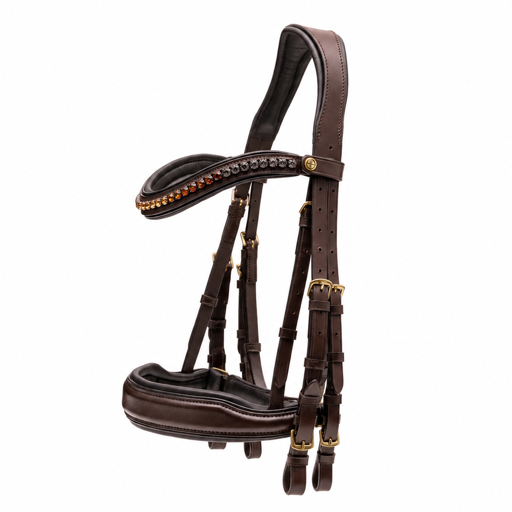 Halter Ego - The Sarah - Maple Brown Leather Double