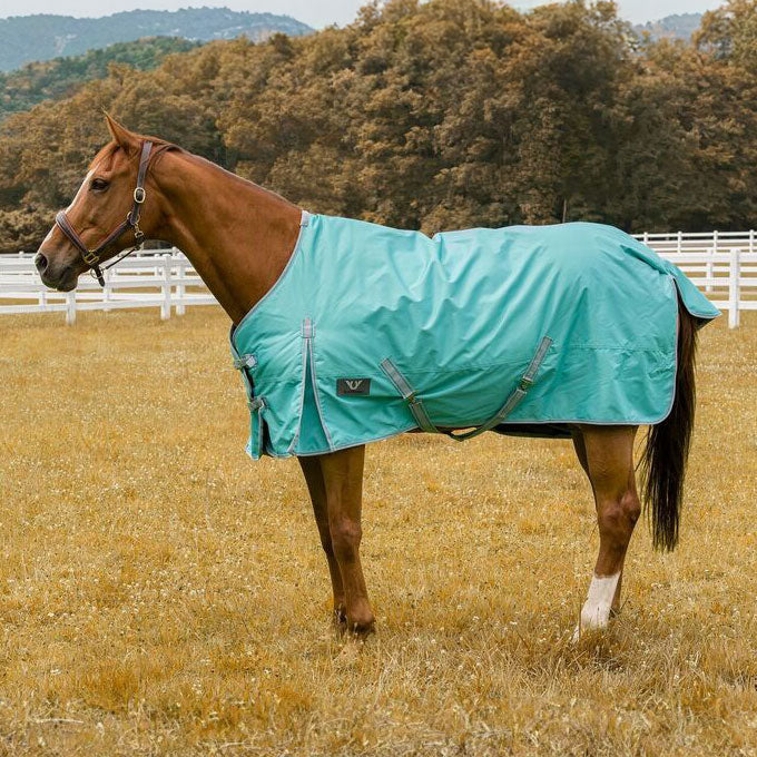 TuffRider 600 D  Comfy Winter Ripstop Turnout Blanket Medium Weight 200 GSM Standard Neck