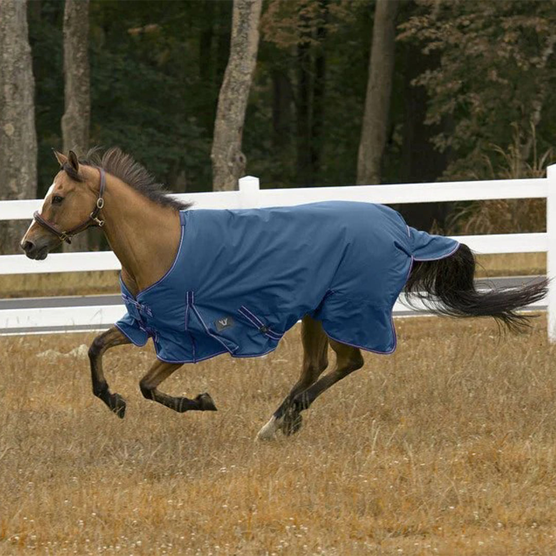 TuffRider 1200 D Comfy Winter Ripstop Turnout Blanket Medium Weight 200 GSM Standard Neck