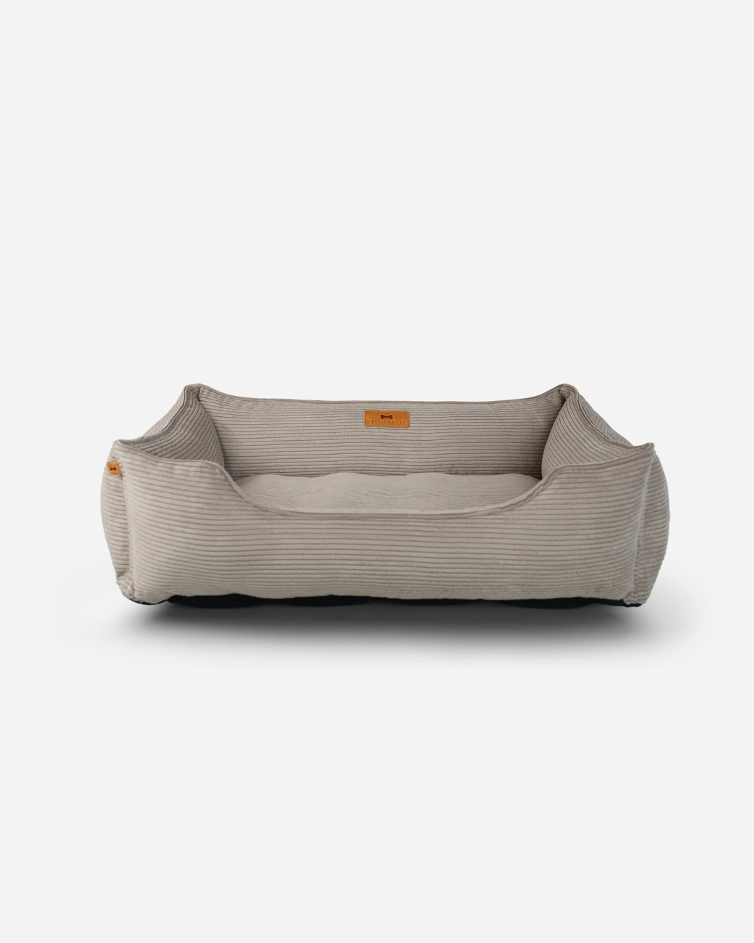 Chester & Lee Fancy Corduroy Sleeper Dog Bed Taupe