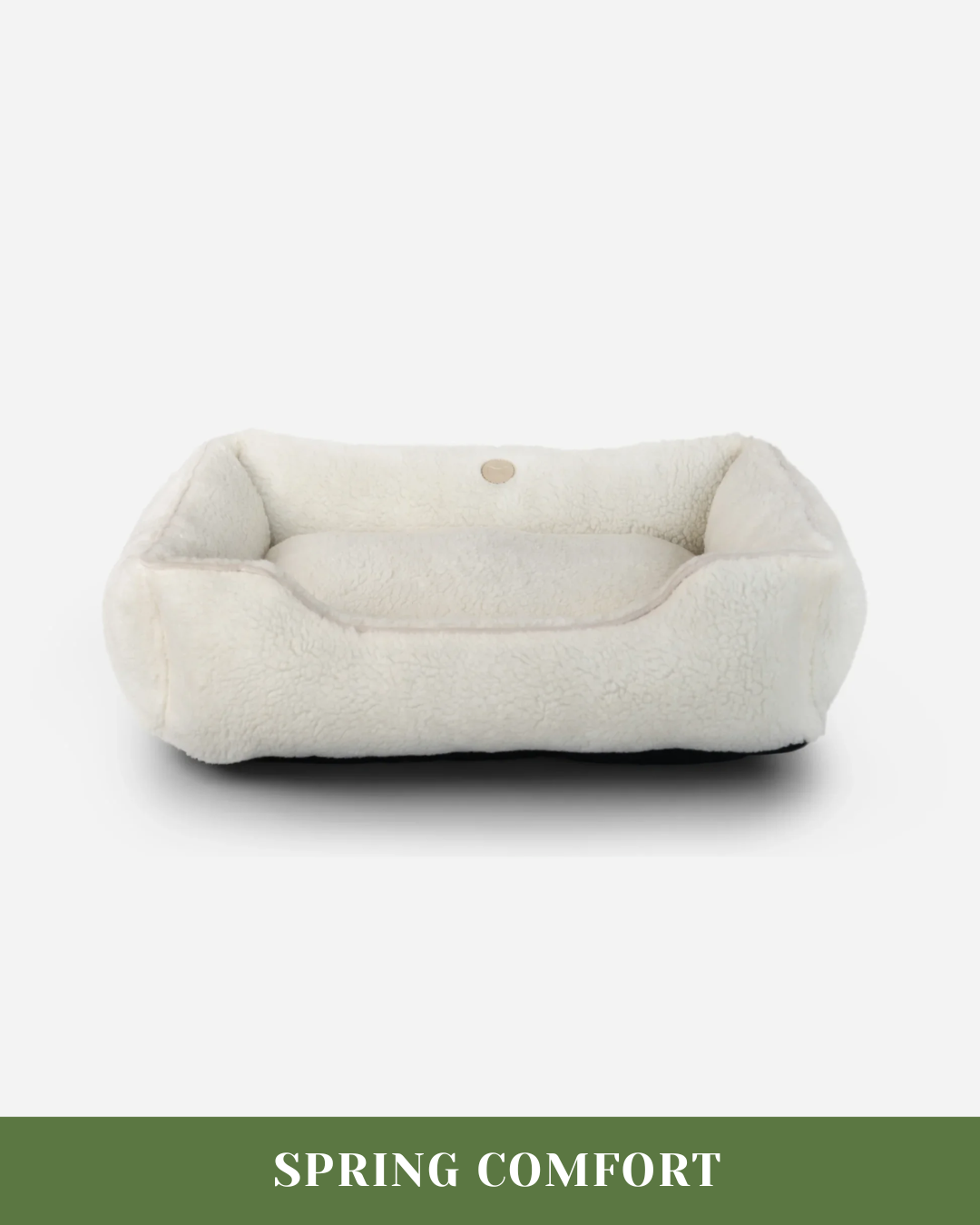 Chester & Lee Furry Sleeper Dog Bed Beige