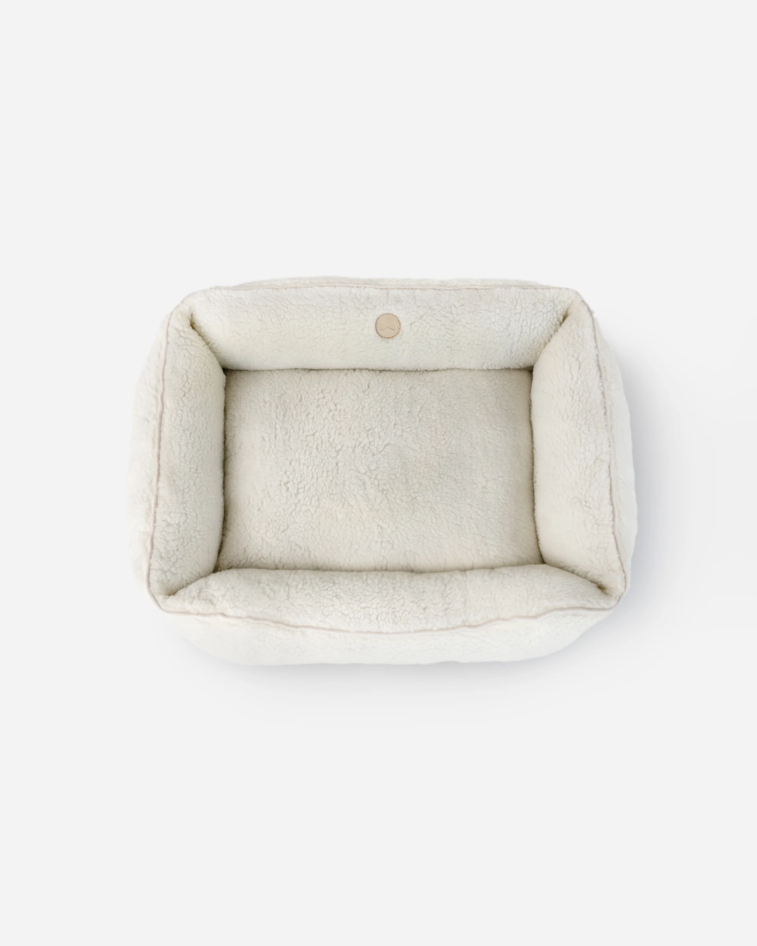 Chester & Lee Furry Sleeper Dog Bed Beige