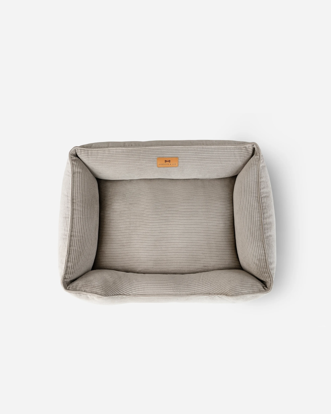 Chester & Lee Fancy Corduroy Sleeper Dog Bed Taupe