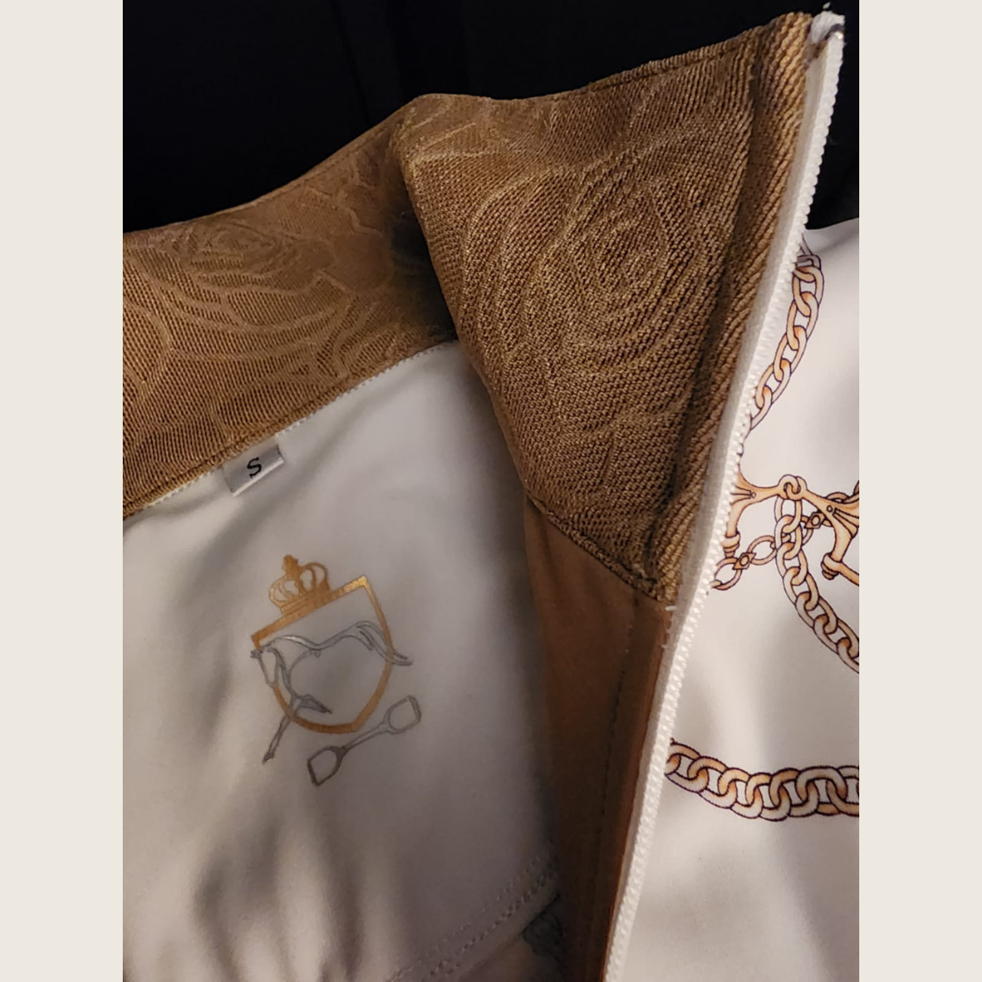 Dressage Queen Dream - White Print Riding Shirt