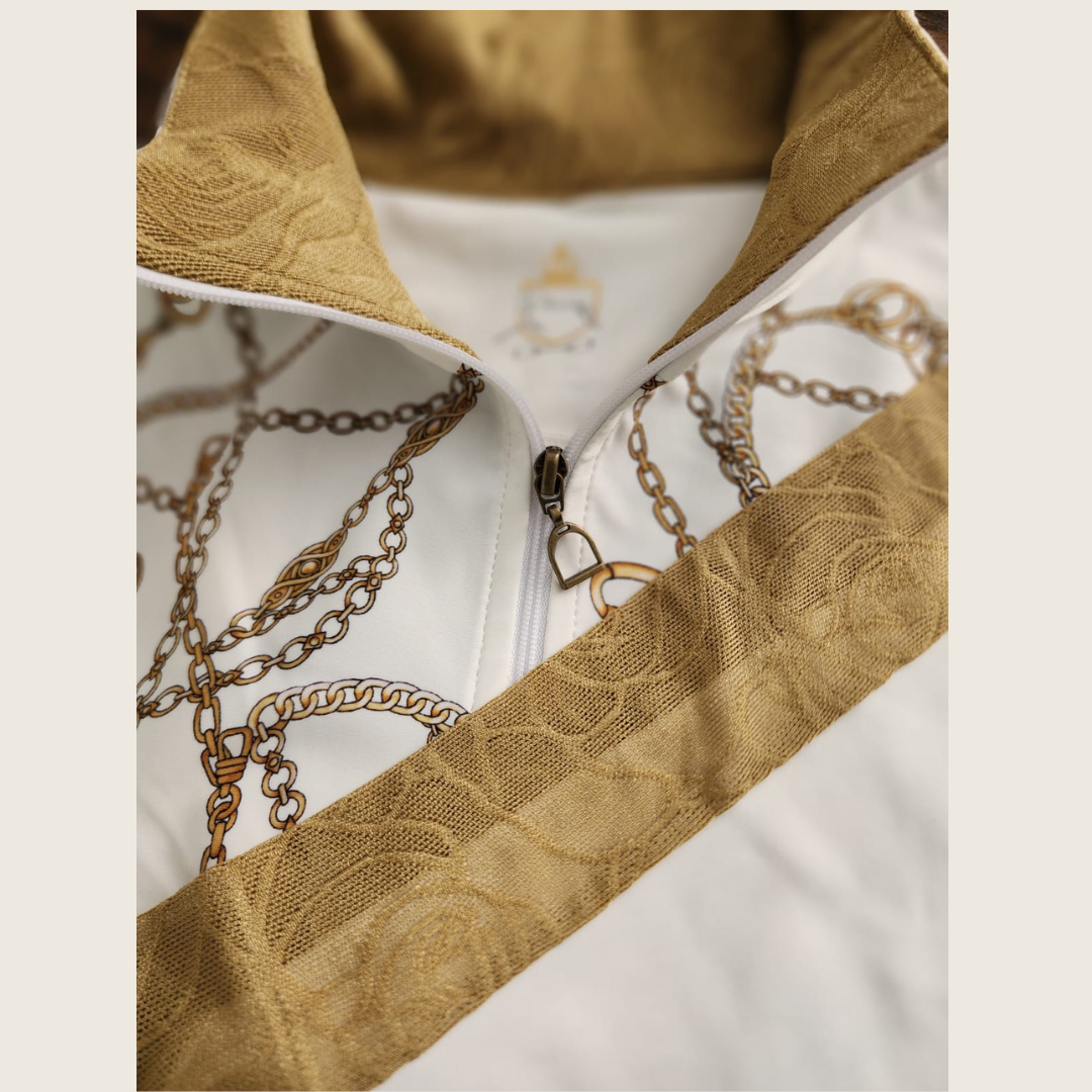 Dressage Queen Dream - White Print Riding Shirt