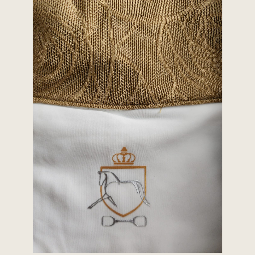 Dressage Queen Dream - White Print Riding Shirt