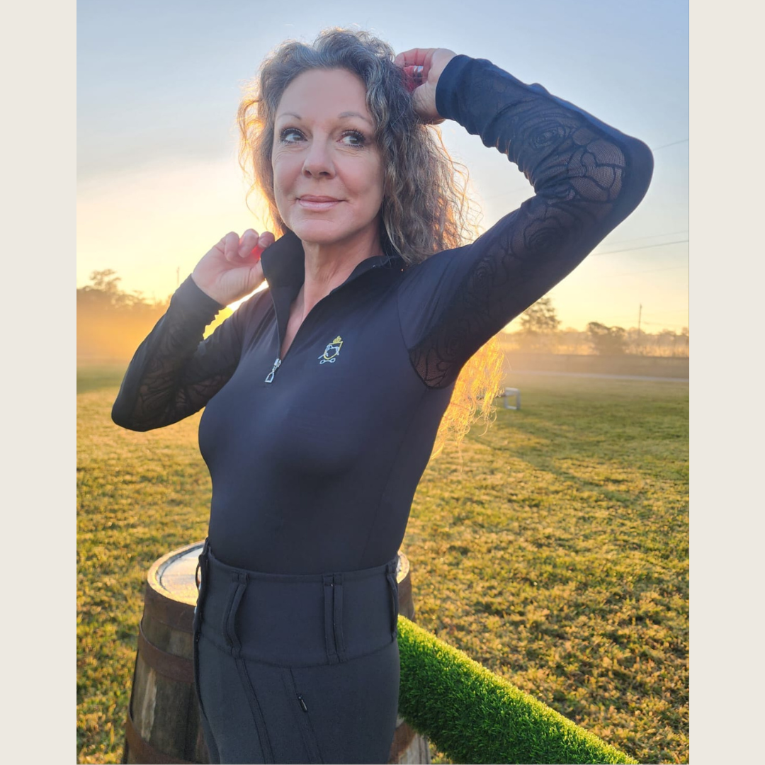 Dressage Queen Dream - Black Riding Shirt