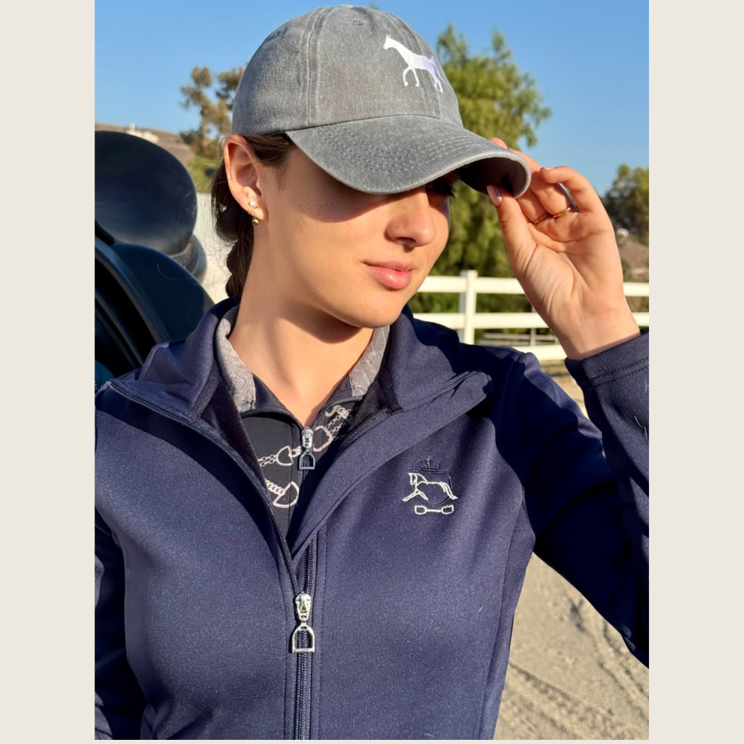 Dressage Queen Dream - Navy Velvet-lined Jacket