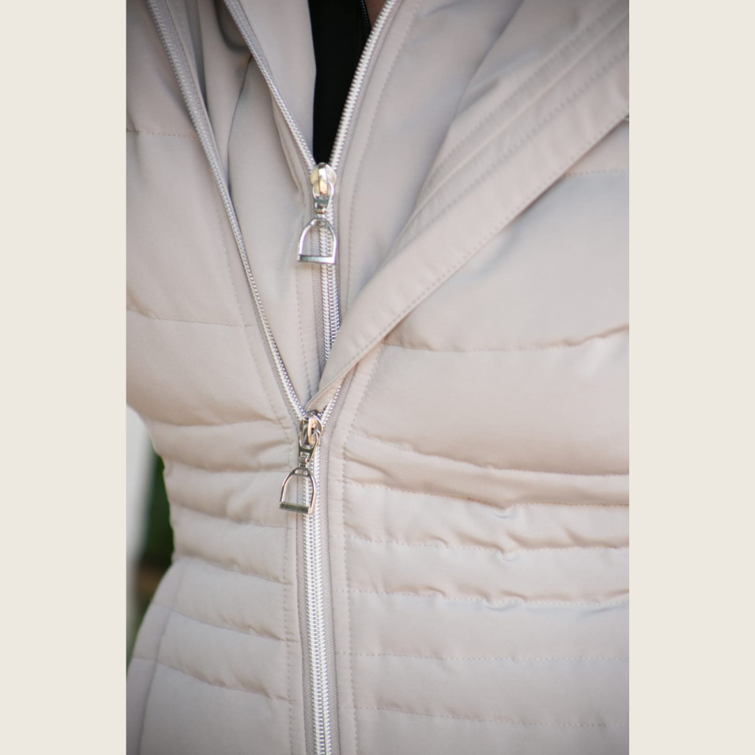 Dressage Queen Dream - Grey Duck Down Riding Jacket