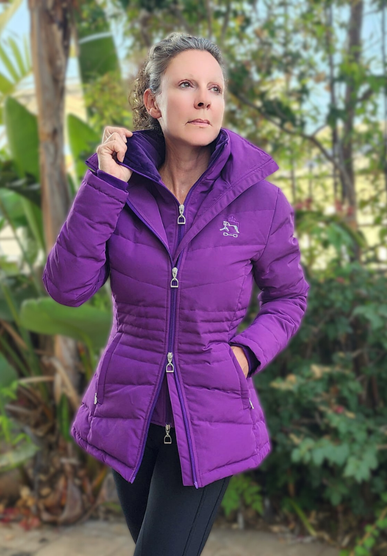 Dressage Queen Dream - Purple Duck Down Riding Jacket