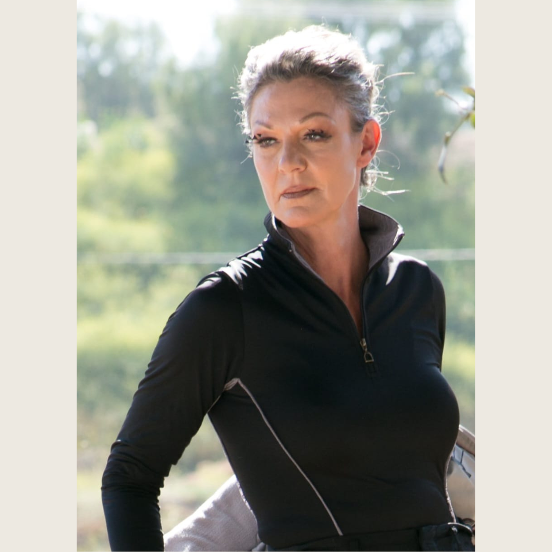 Dressage Queen Dream - Black and Silver Riding Shirt