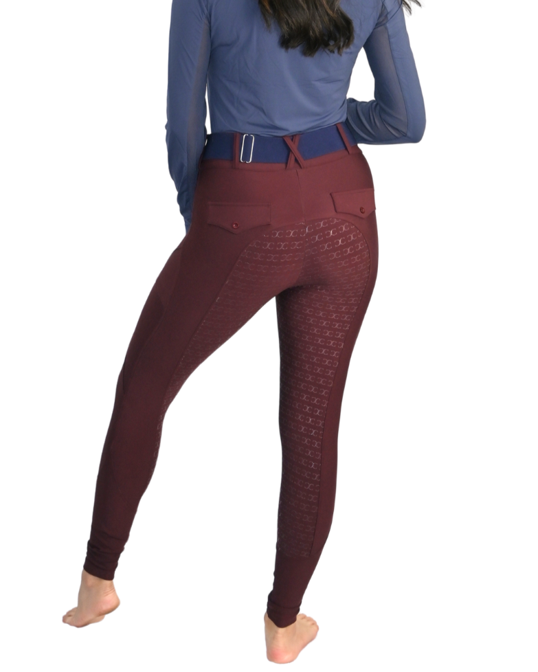 Correct Connect - Burgundy Just Right Summer Breeches
