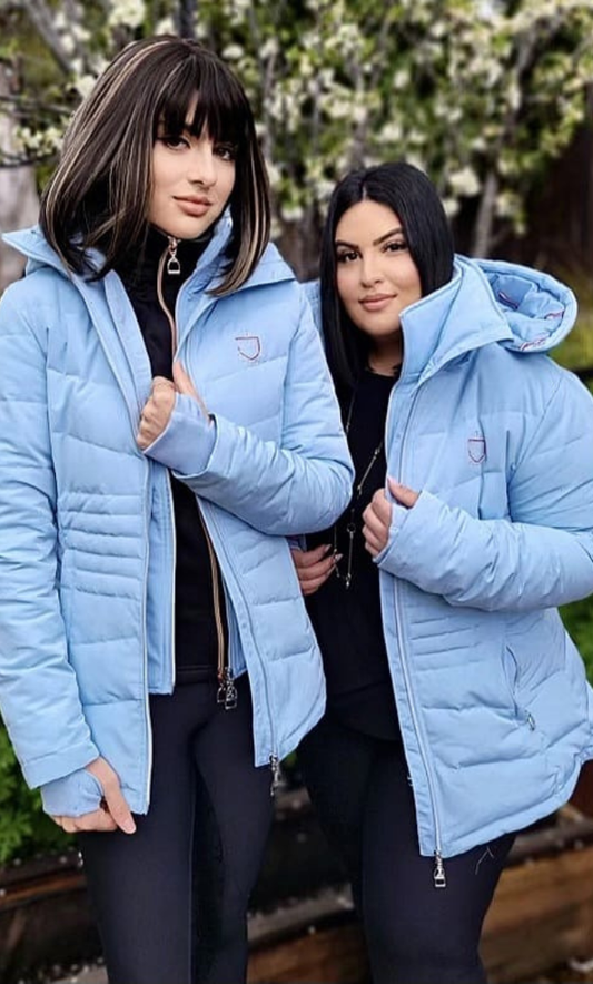 Dressage Queen Dream - Ice Blue Duck Down Riding Jacket