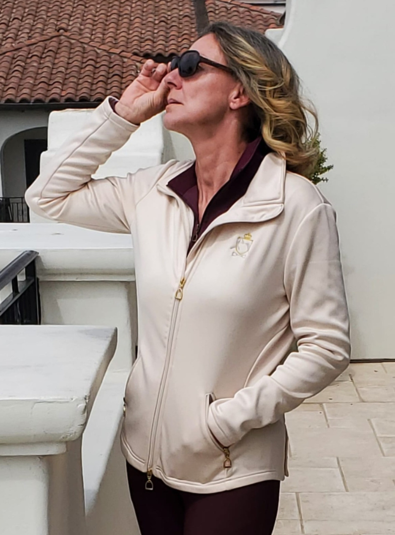 Dressage Queen Dream - Cream Velvet Lined Jacket