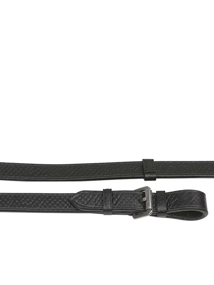 Grewal Equestrian - Viper Snakeskin-Embossed Monocrown Bridle