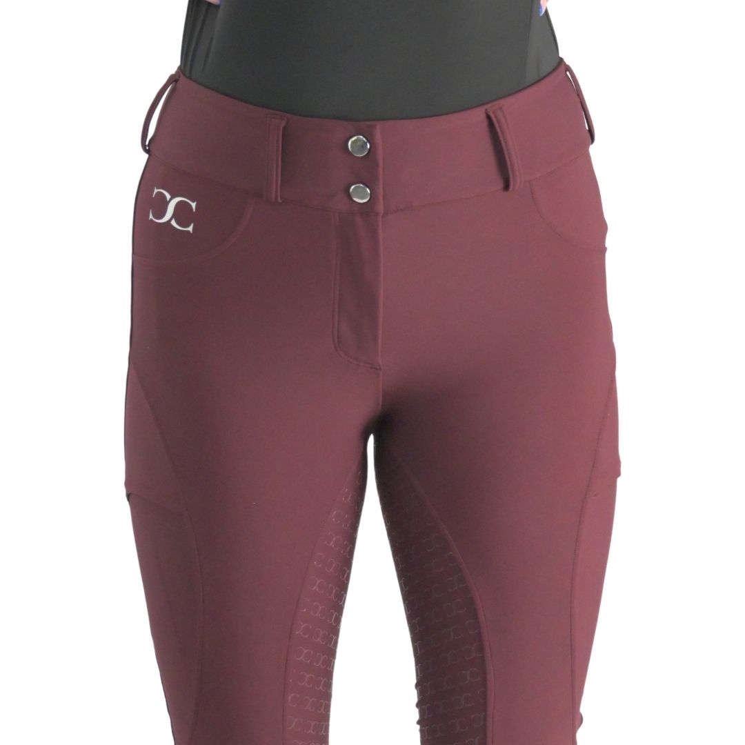 Correct Connect - Burgundy Just Right Summer Breeches
