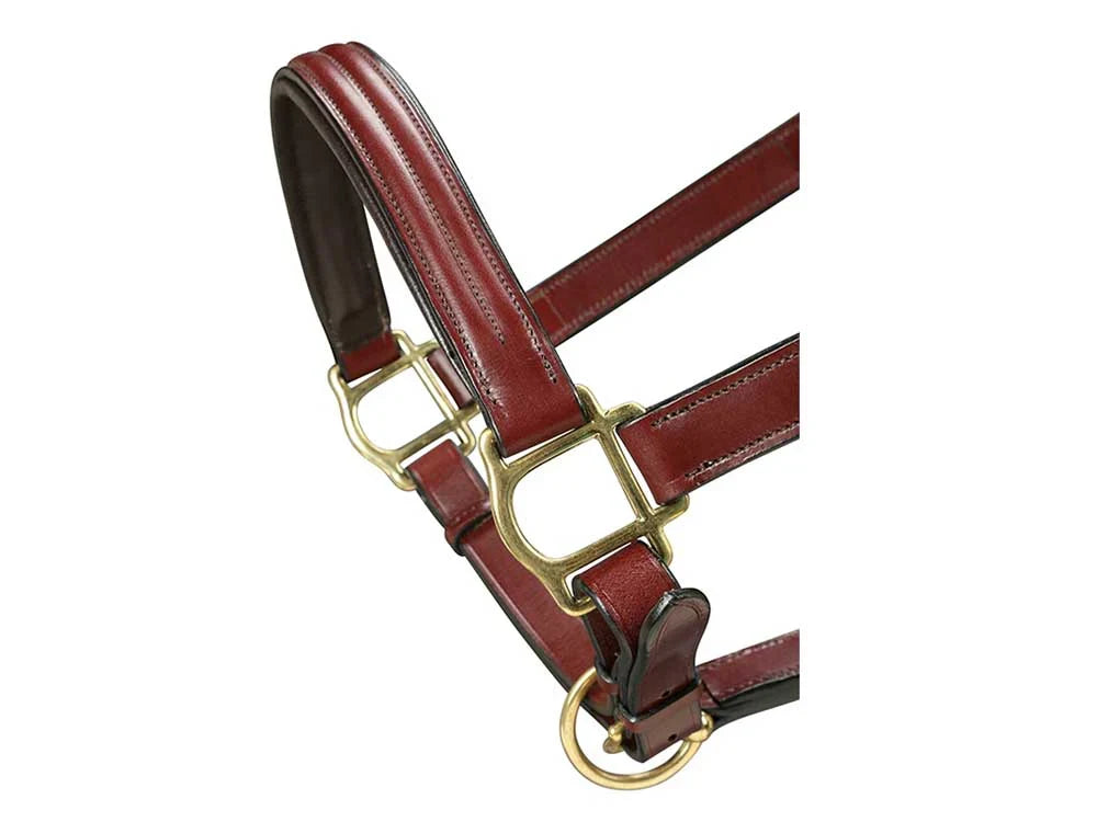 Grewal Equestrian - Triple-Stitched Leather Halter