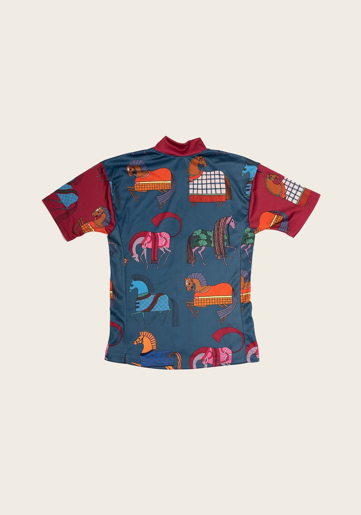 Espoir - Fun in the Barn on Harbor Blue Children's Short Sleeve Shirt