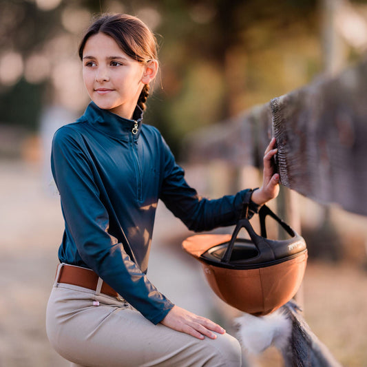 The Proper Fox - Youth Hunter Green Sun Shirt