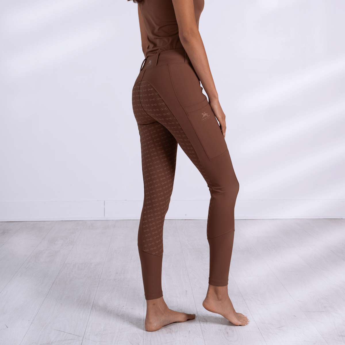 Uniqcorn Exceptionnel Hybrid Equestrian Breeches "Caramelized" - Full Seat